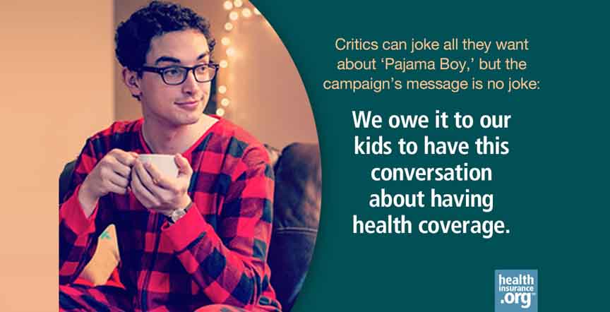 Obamacare's poster child Pajama Boy