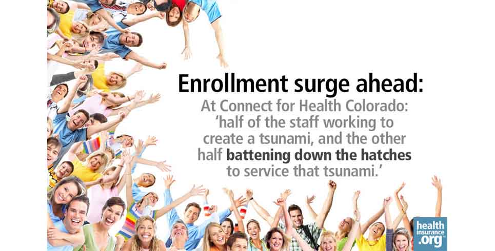 ACA enrollment surge.