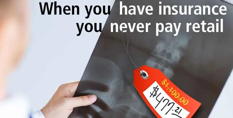 When you say 'No thanks' to health coverage, you're saying goodbye to 'negotiated discounts' that can drastically cut your health care bills