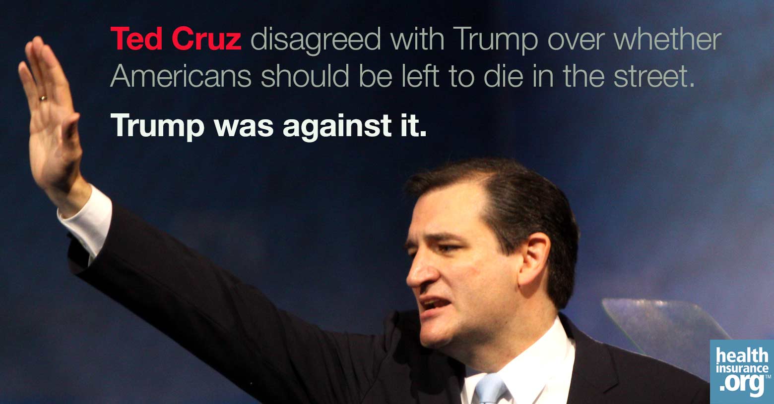 Ted Cruz and Marco Rubio appear to feel that NOT wanting to let people die in the street is a terrible, liberal idea.