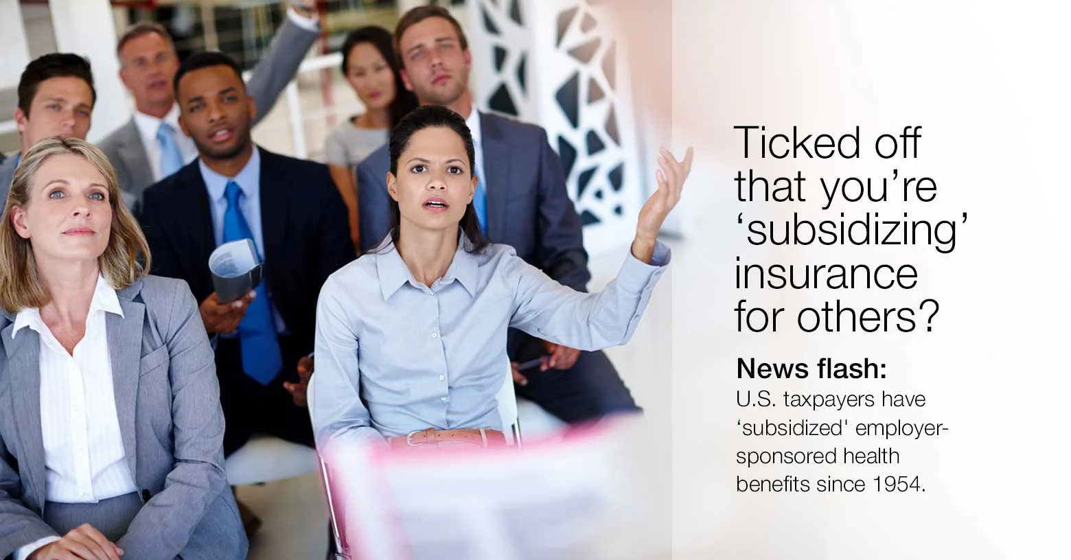 Ticked off about subsidizing other people's insurance?