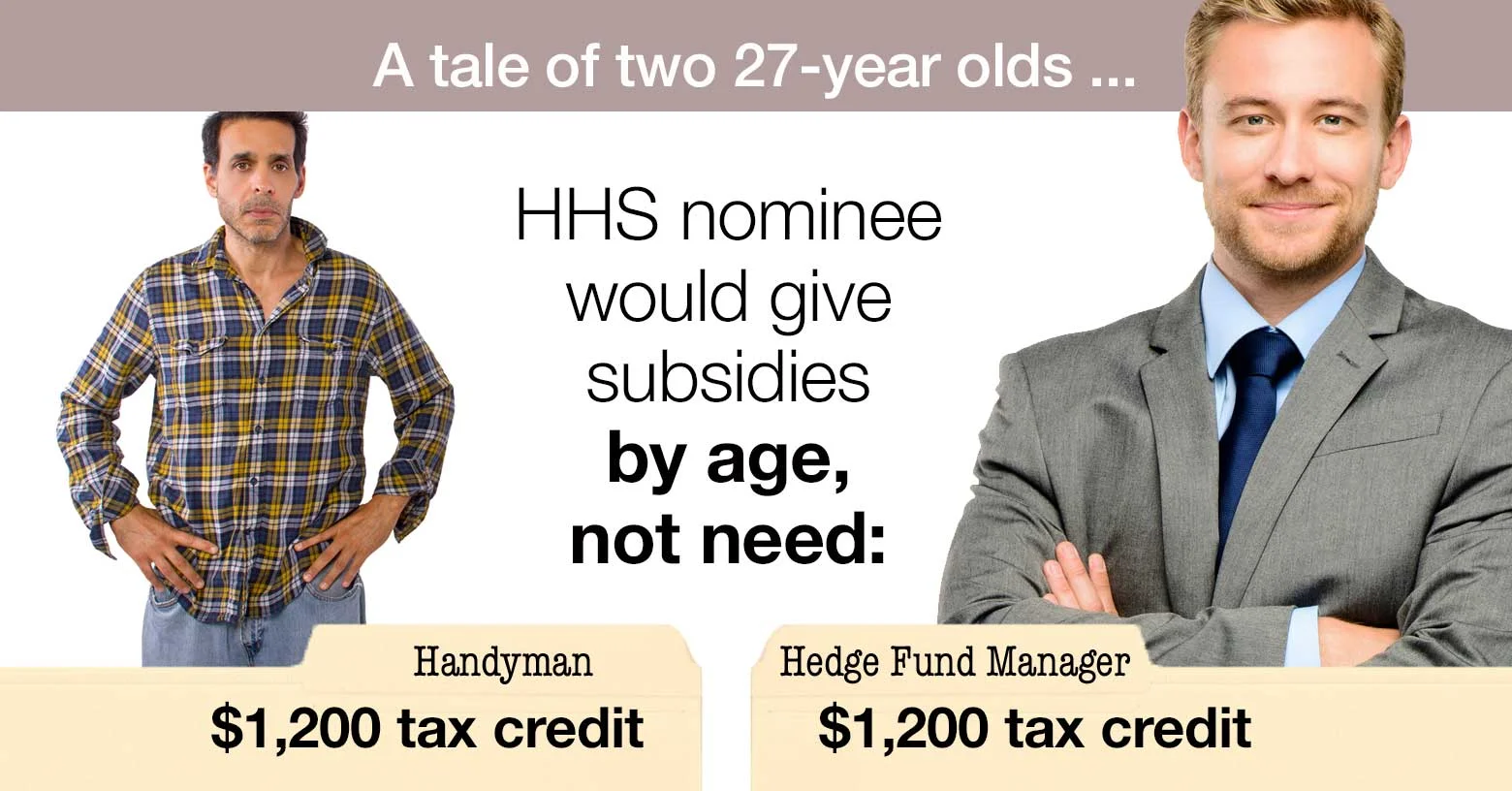 GOP would price subsidies on age, not need.