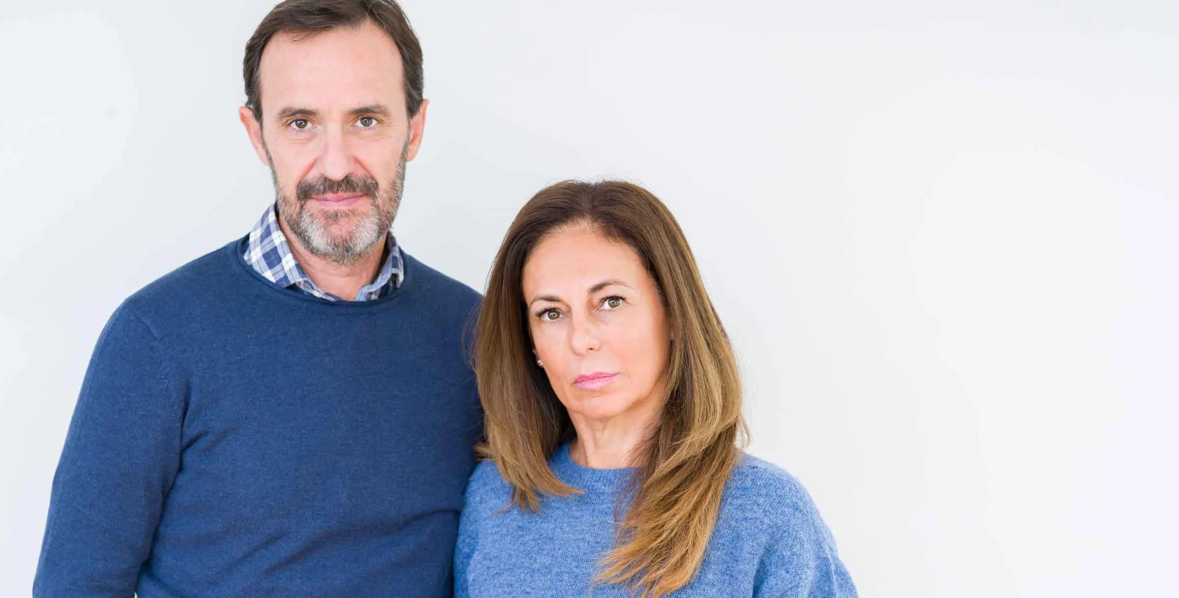 couple concerned about their health coverage