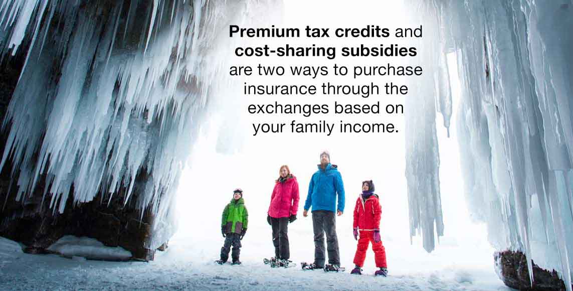 ACA premium subsidies for a family of four