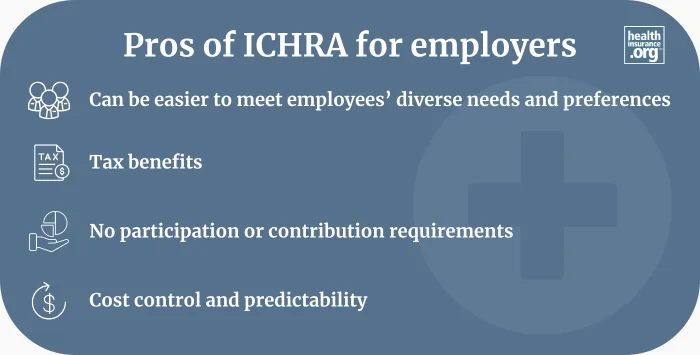 pros of ICHRA for employers infographic