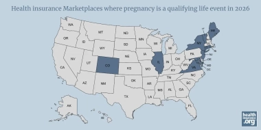In some state-run exchanges, pregnancy is a qualifying life event
